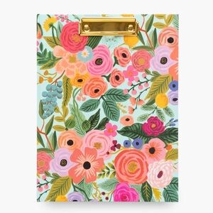 Rifle Paper Co. Floral Clipboard with Gold Clip
